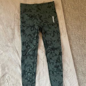 Gymshark Green Camo Leggings
